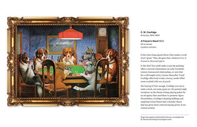 Caption page for Caravaggio's Bacchus in Scratch and Sniff Art History, with the line telling you to scratch the goblet
