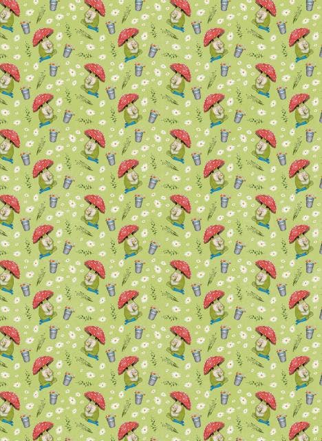 The Little Frog Wrapping Paper Book