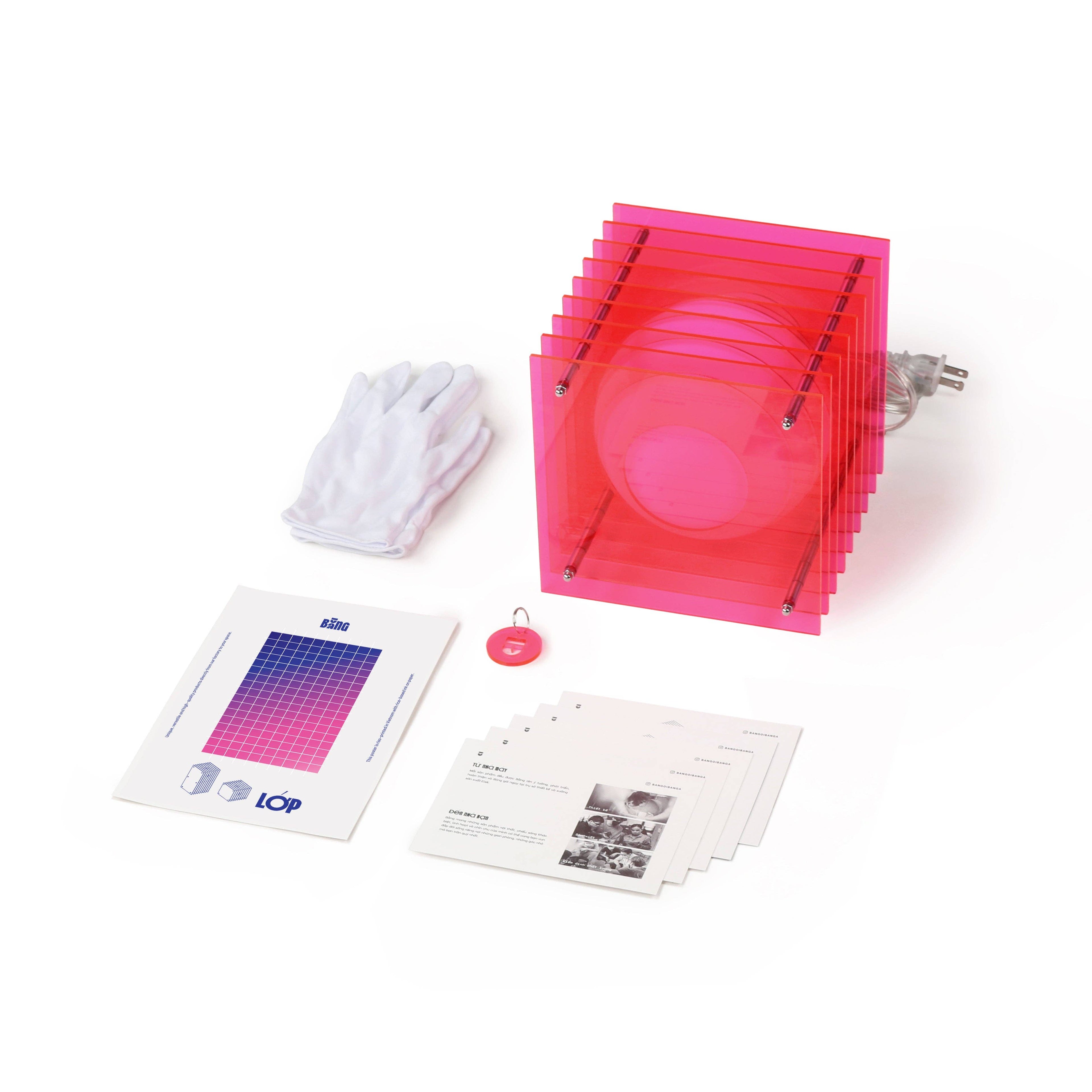 BANG Lớp Light, Electric Pink Acrylic