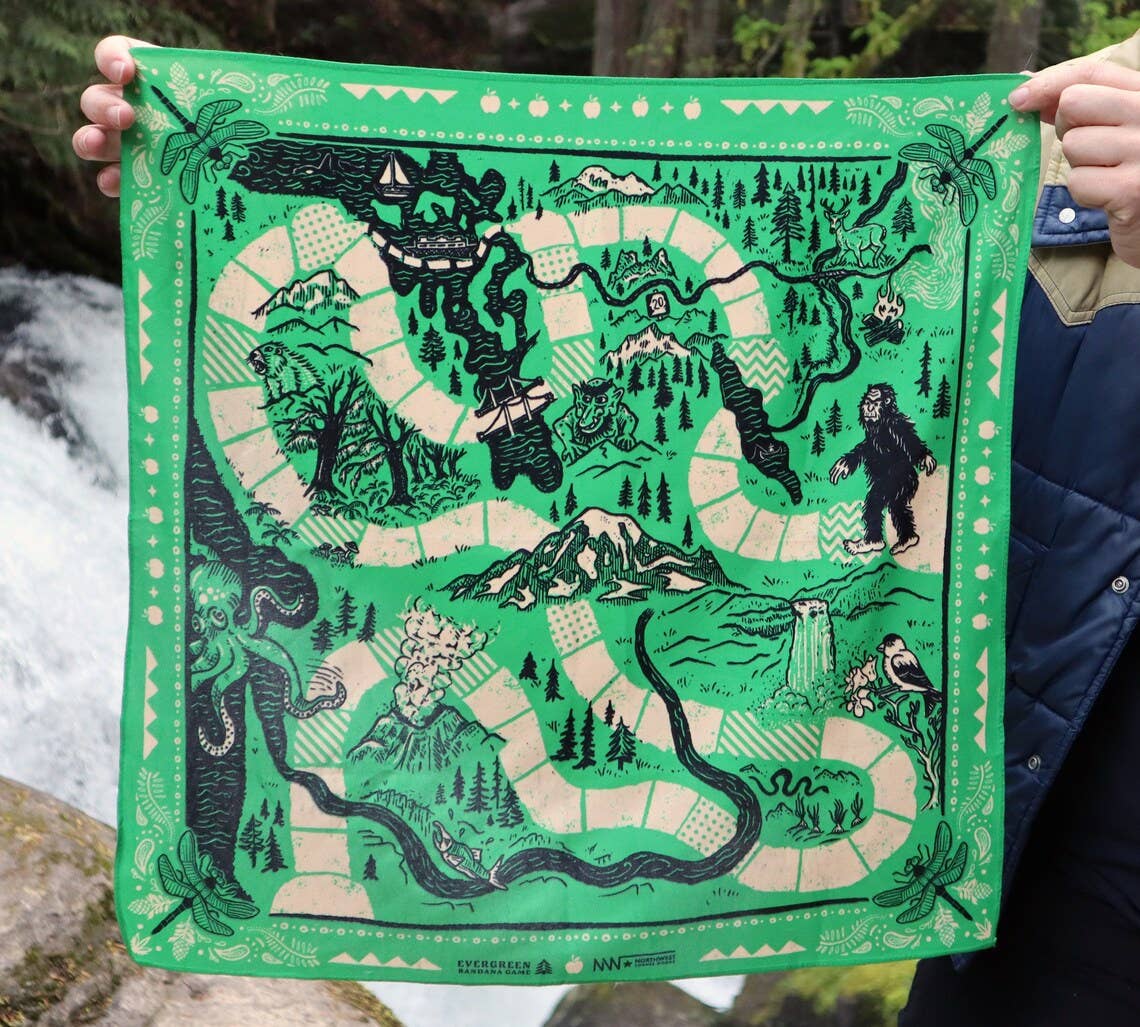 Evergreen Bandana Board Game
