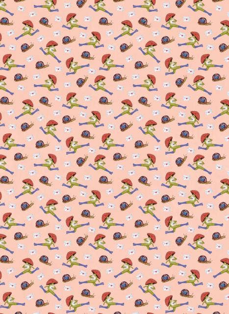 The Little Frog Wrapping Paper Book