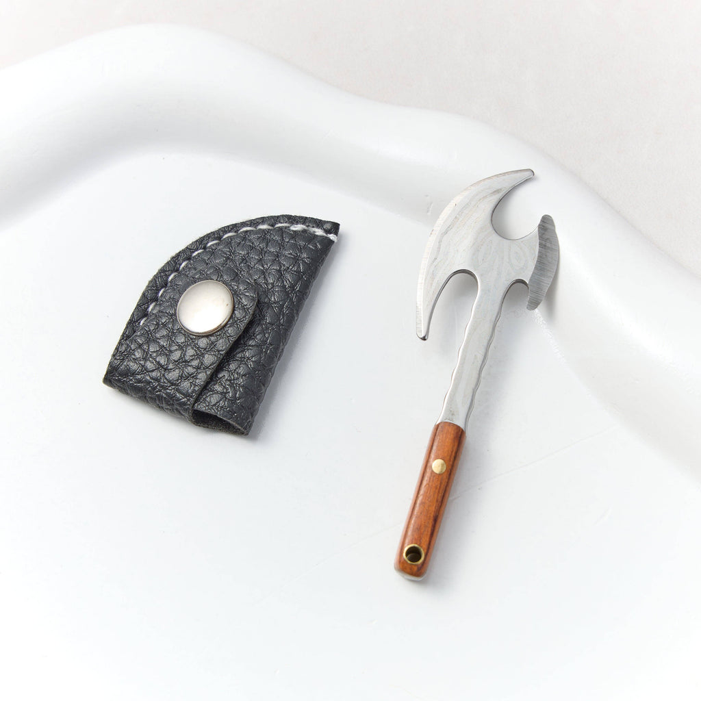 Battle Axe Keychain Knife