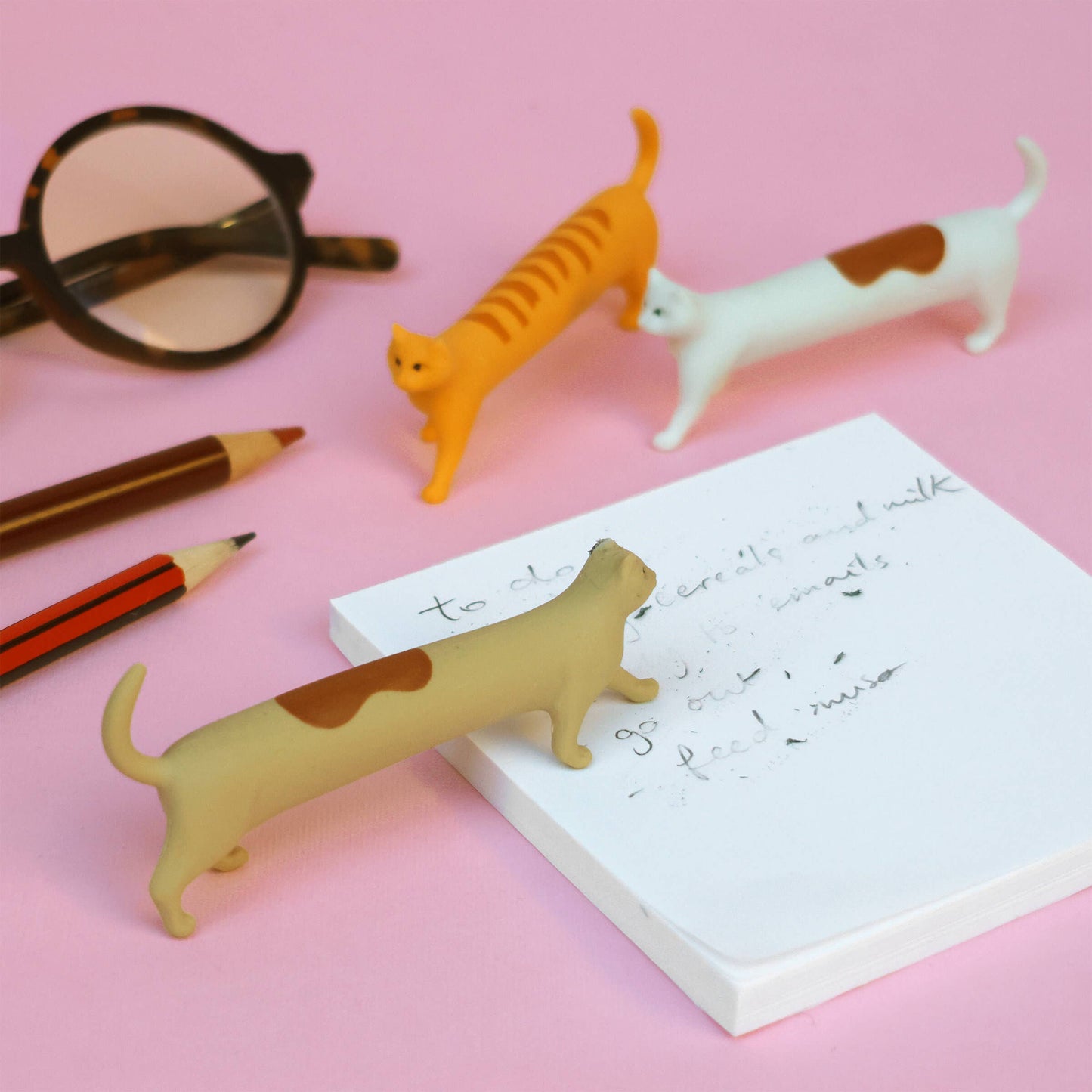 Cat Erasers, Set of 3