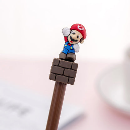 Mario-style Pens With Cartoon Toppers