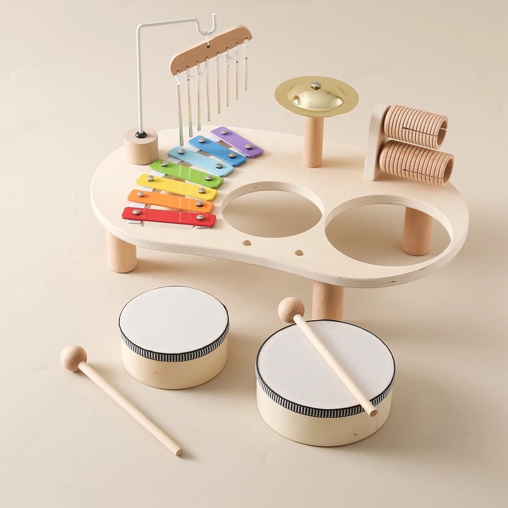 Kids Wooden Percussion Set
