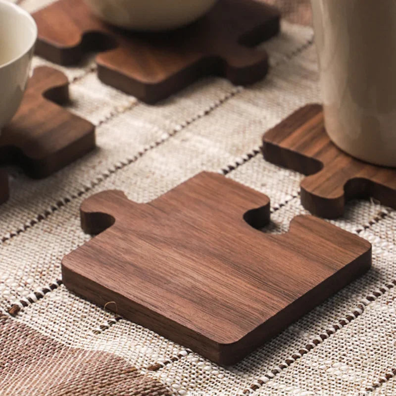 Wood Puzzle Coasters
