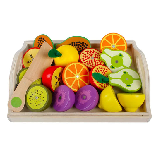 Juegos de juguetes de madera para frutas y verduras