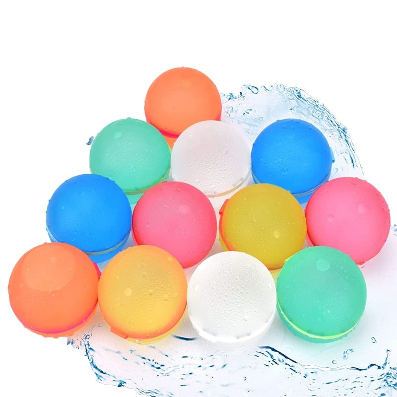 Magnetic, Self-Sealing Reusable Water Balloons
