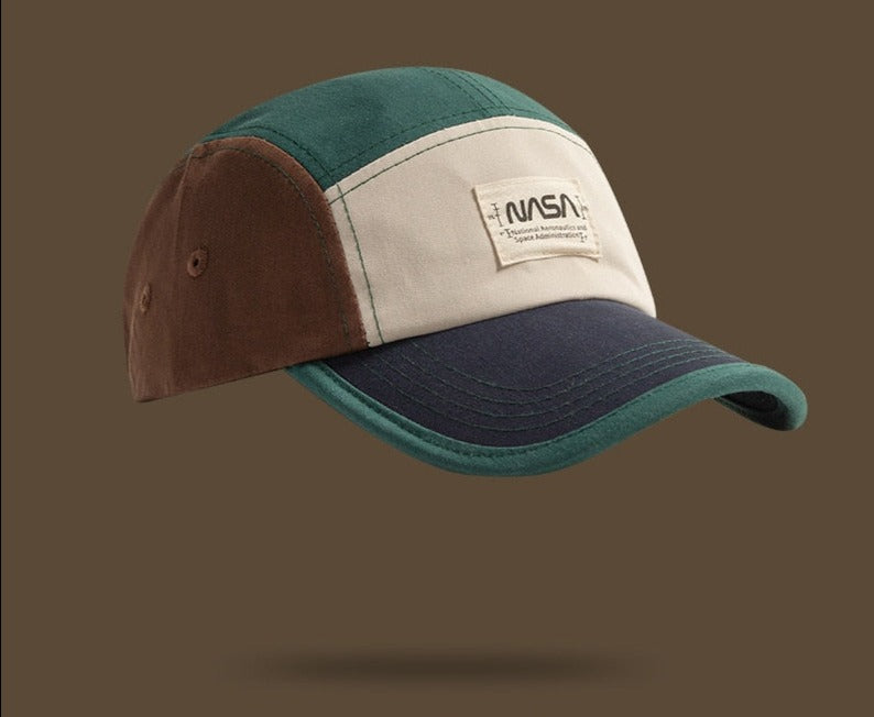 Colorblock vintage NASA baseball cap