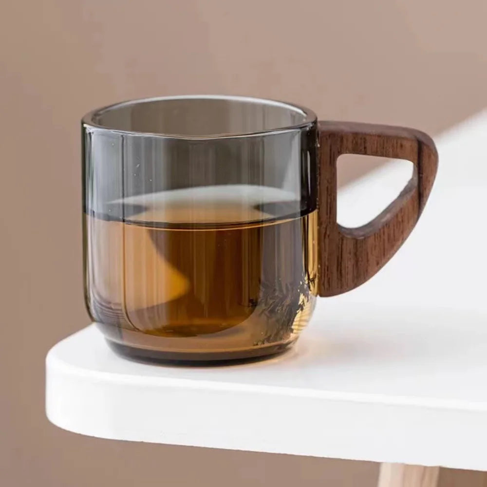 Smoky Glass Tea Cup