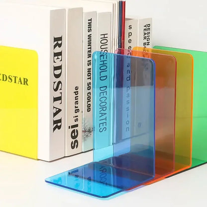 Colorful Acrylic Bookends