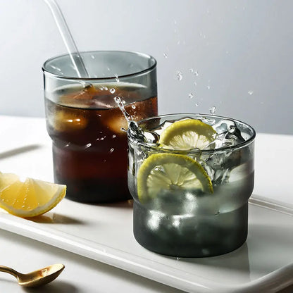 Modern Stackable Glass Tumblers