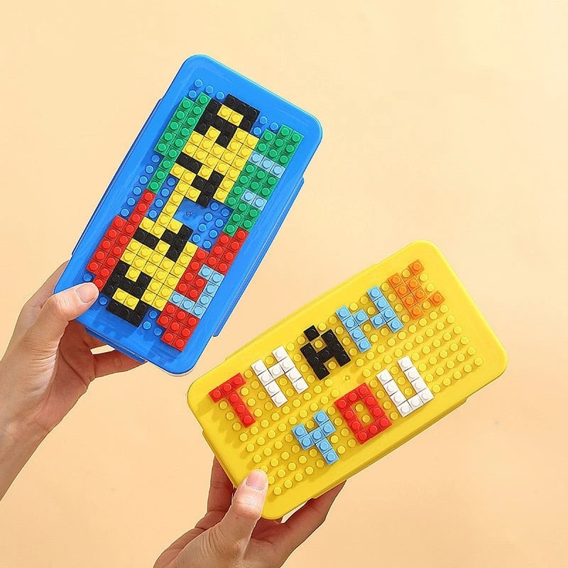 Colorful Building Block Lunch Box