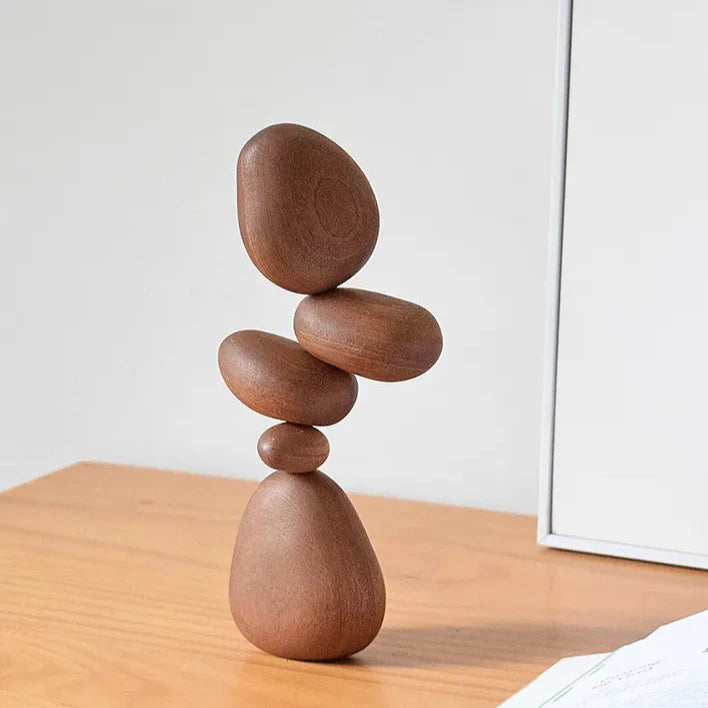 Magnetic Wooden Zen Stones