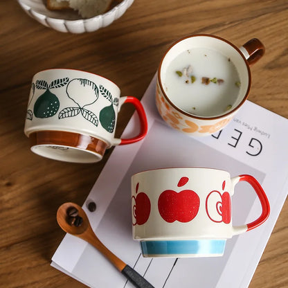 Retro Stacking Mugs