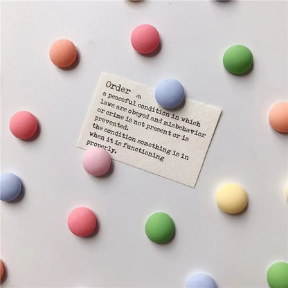 Matte Candy Color Magnets