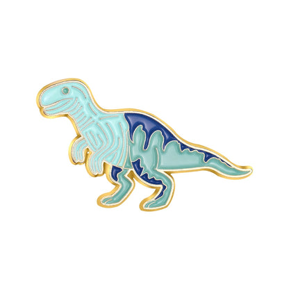 Fun and Colorful Metal Dinosaur Pins