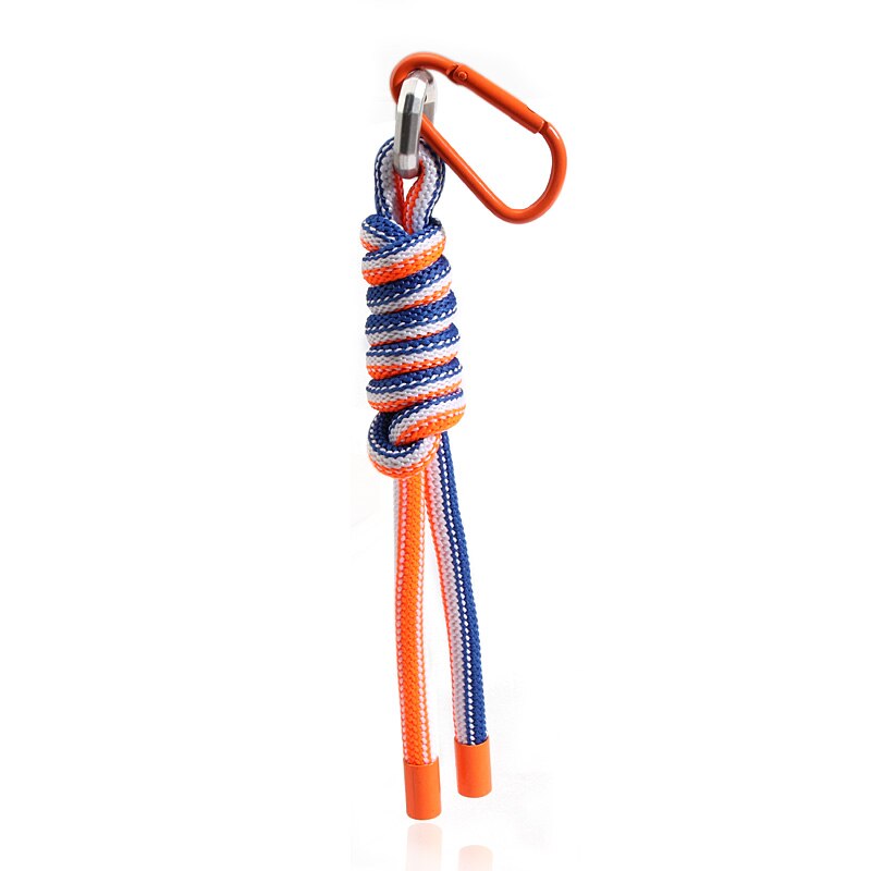 Iridescent Rope Keychain Carabiner