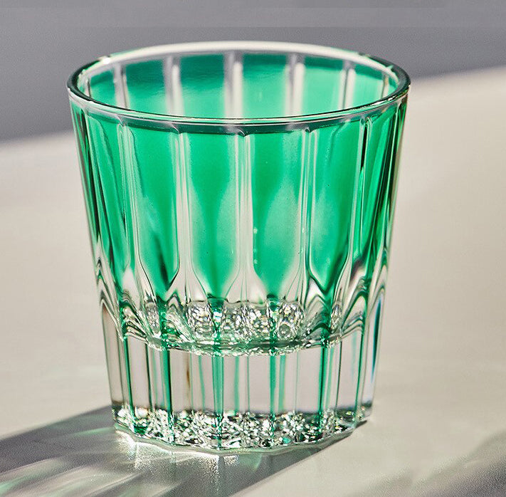 Old-Fashioned Colorful Cocktail Glasses