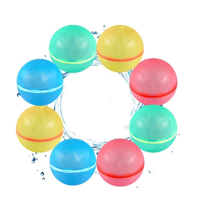 Magnetic, Self-Sealing Reusable Water Balloons