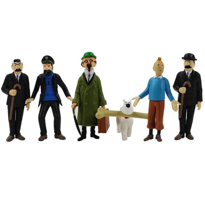 Tintin Action Figure Set
