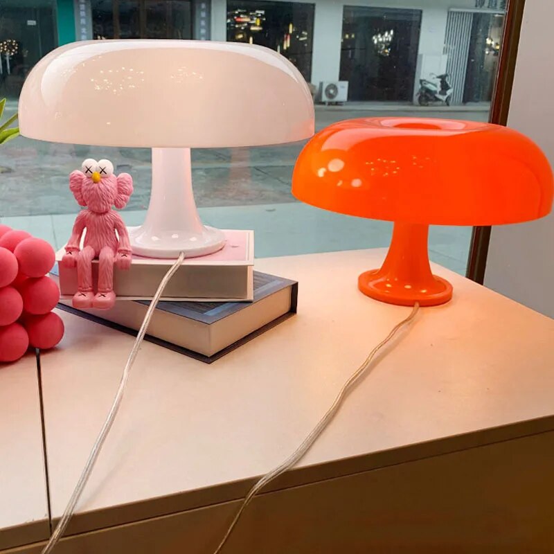 70s Style Mod Mushroom Lamp