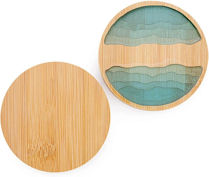 Wood & Resin Ocean Coasters