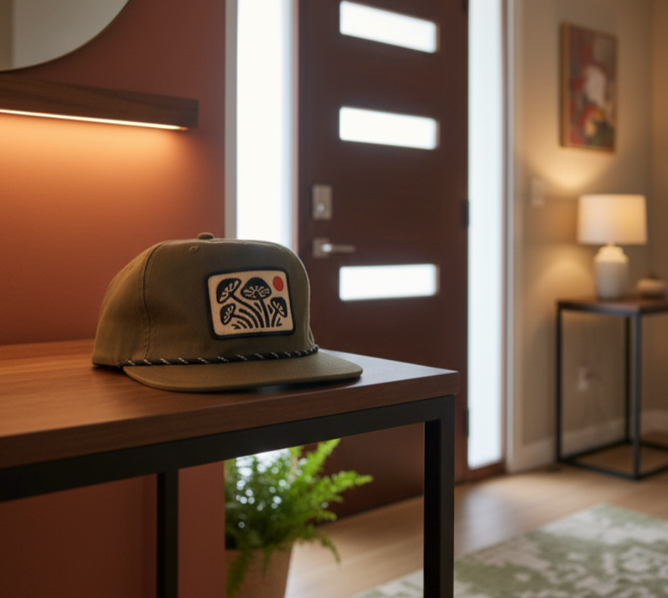 Mushroom Hat - Cotton Twill - Forest