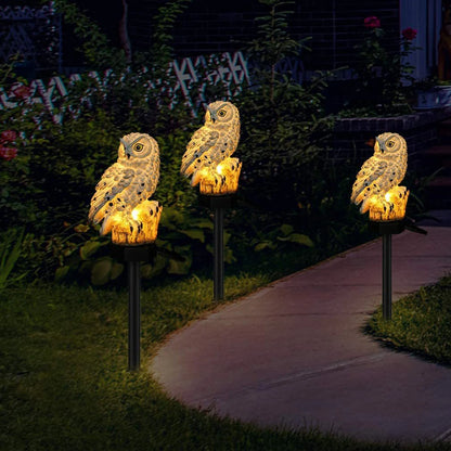 Solar Owl Light