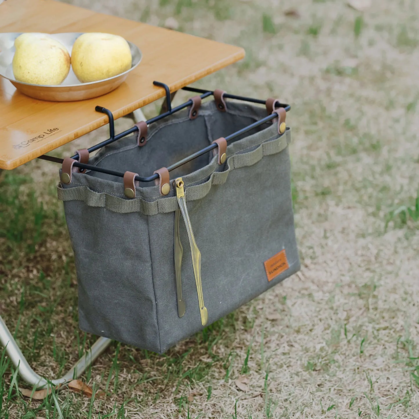 Hook On Canvas Camping Bag