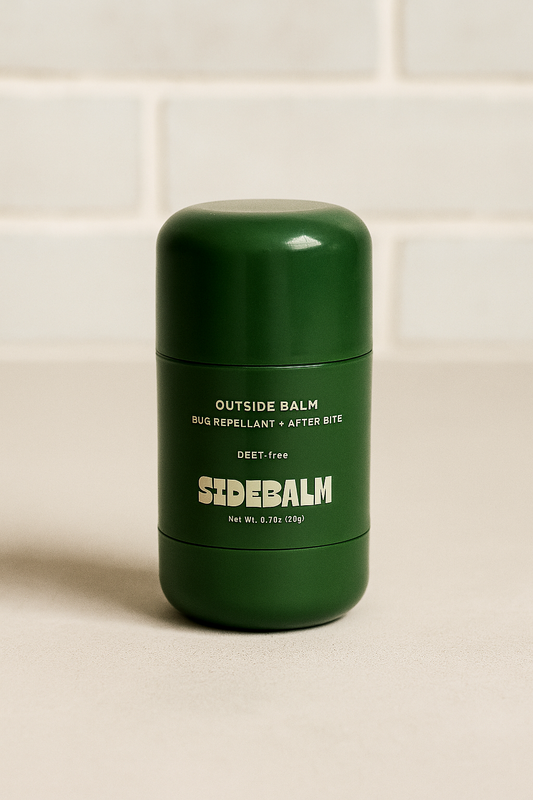 Outside Balm, DEET free bug balm, from Sidebalm