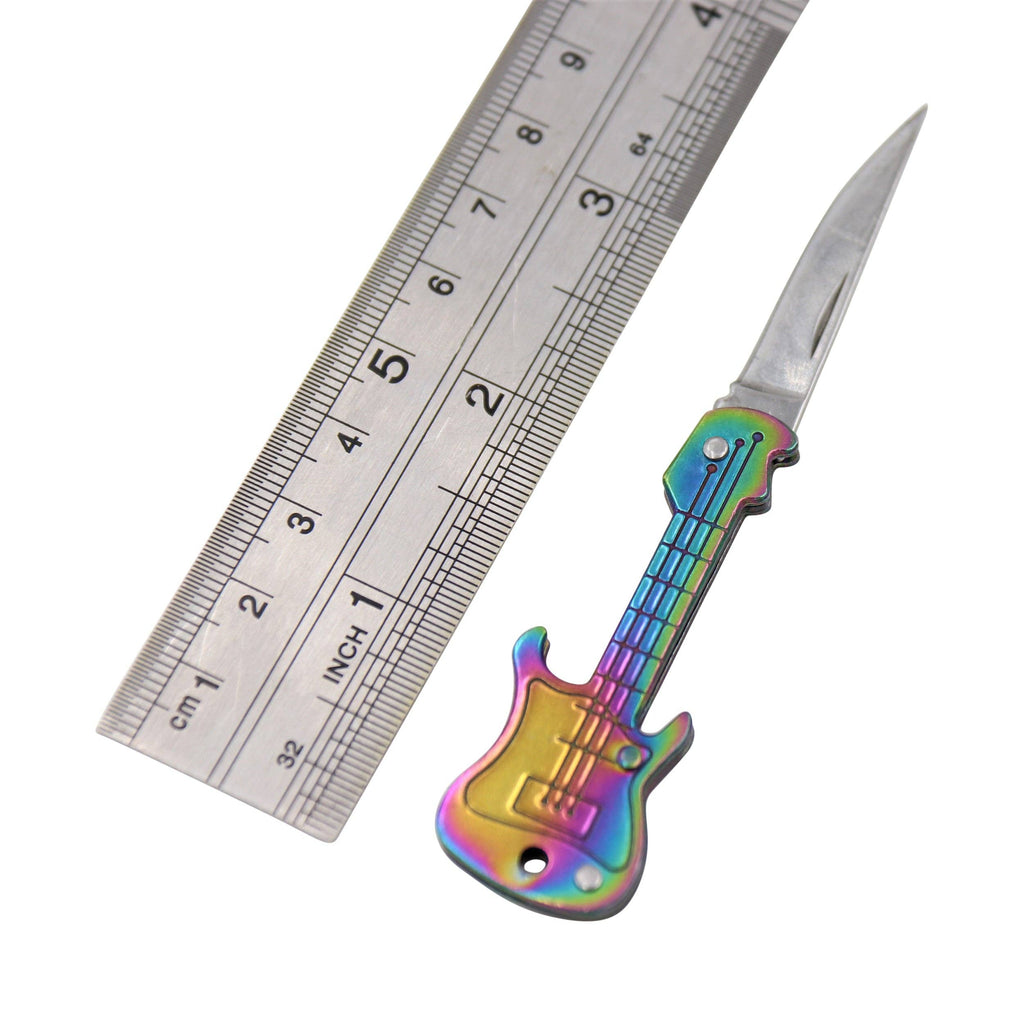 Guitar Keychain Knife
