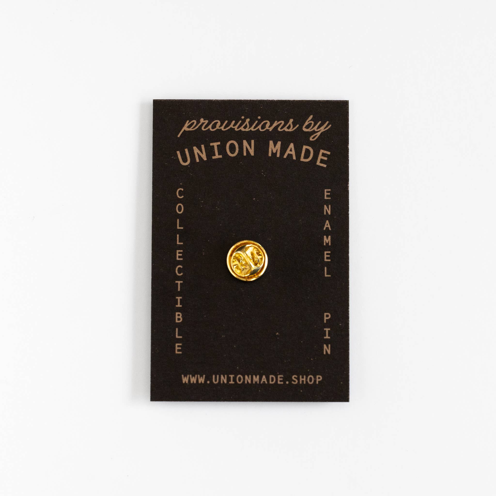I Love Our National Parks Enamel Pin in metallic gold, from Union Made