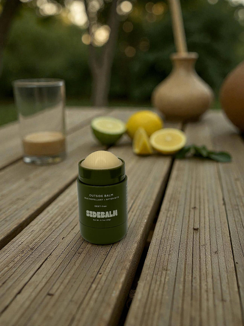 Outside Balm, DEET free bug balm, from Sidebalm