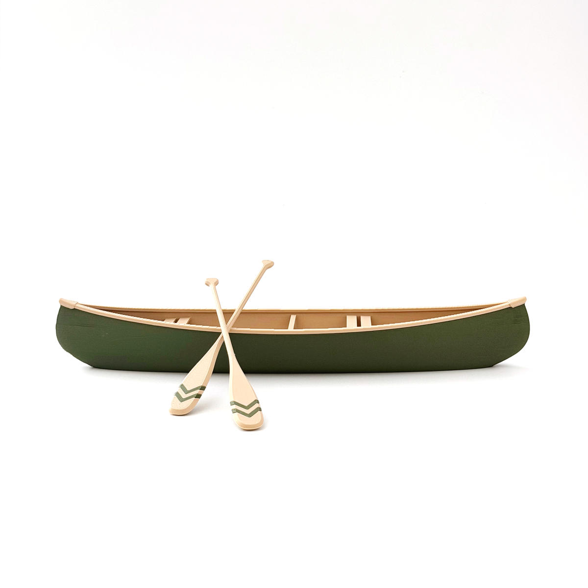 Miniature Canoe & Oar Set