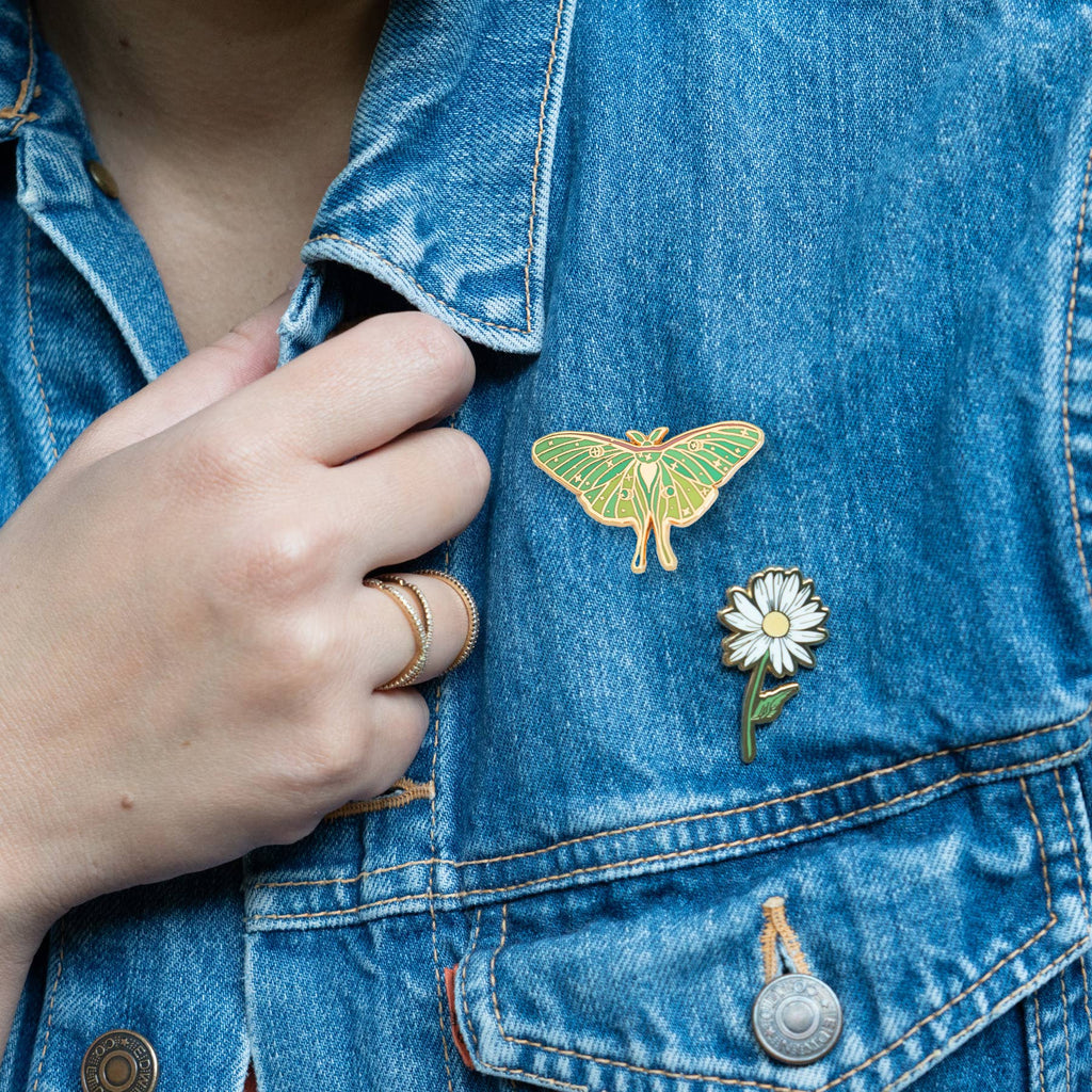 Luna Moth Pin