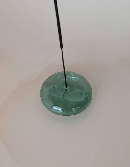 Handblown Glass Incense Holder