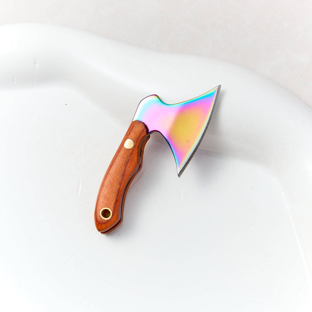 Mini Hatchet Keychain Knife