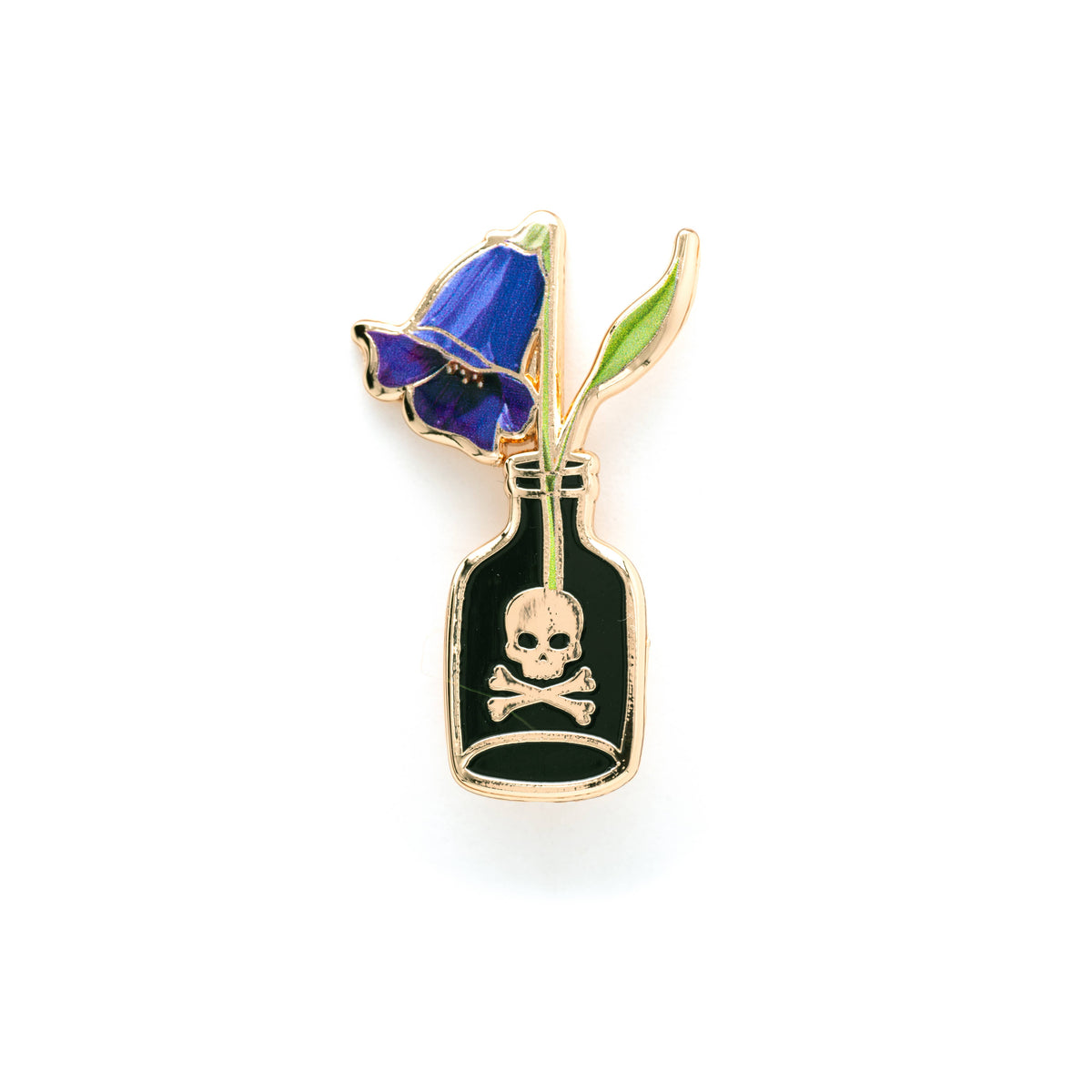 Belladonna Pin, Poisonous Plants Halloween Gift, Witchy Pins