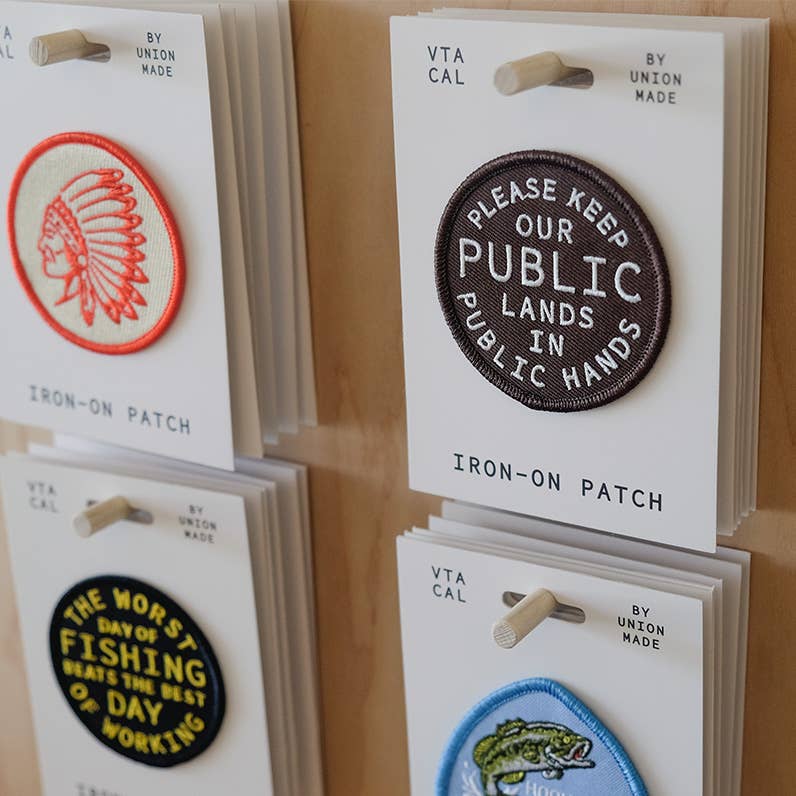 Sequoia Tree Iron-On Patch, embroidered patch, from Union Made