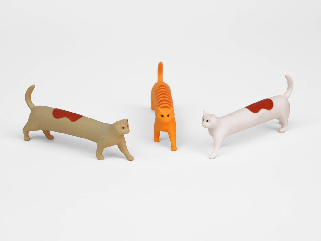Cat Erasers, Set of 3