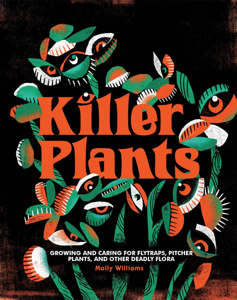 Killer Plants hardcover cover with carnivorous plant illustration