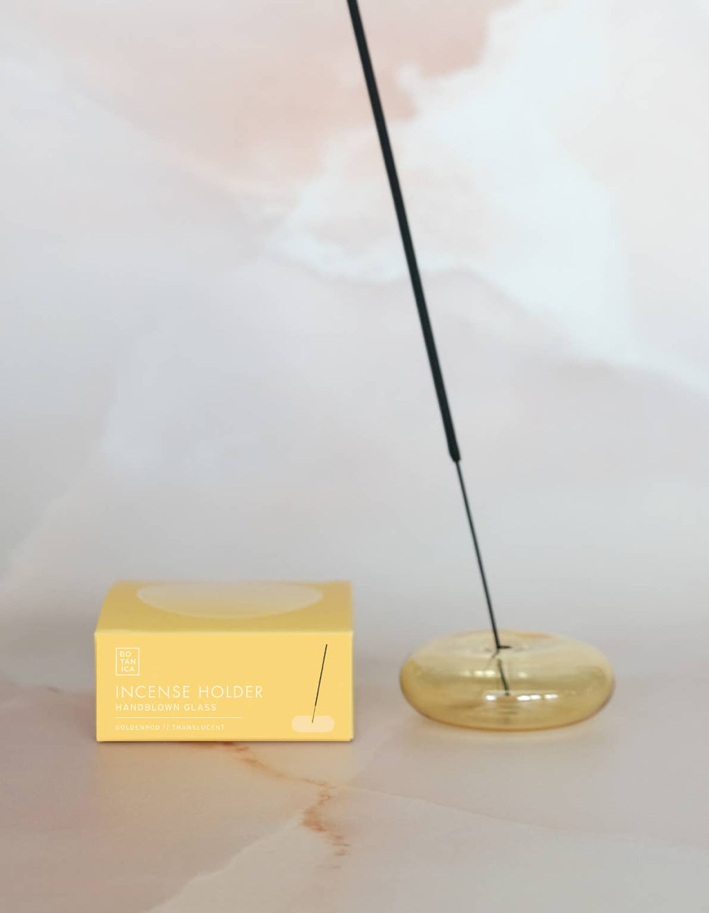Handblown Glass Incense Holder