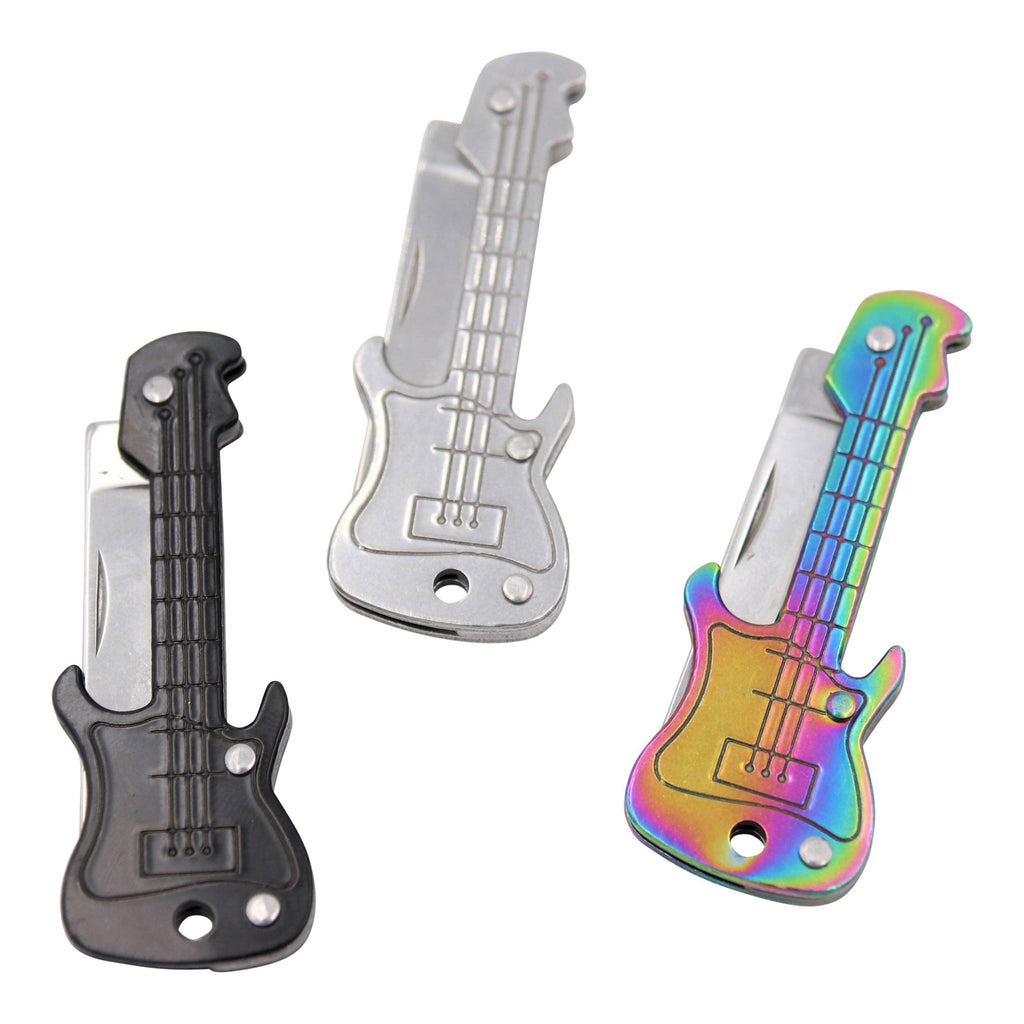 Guitar Keychain Knife