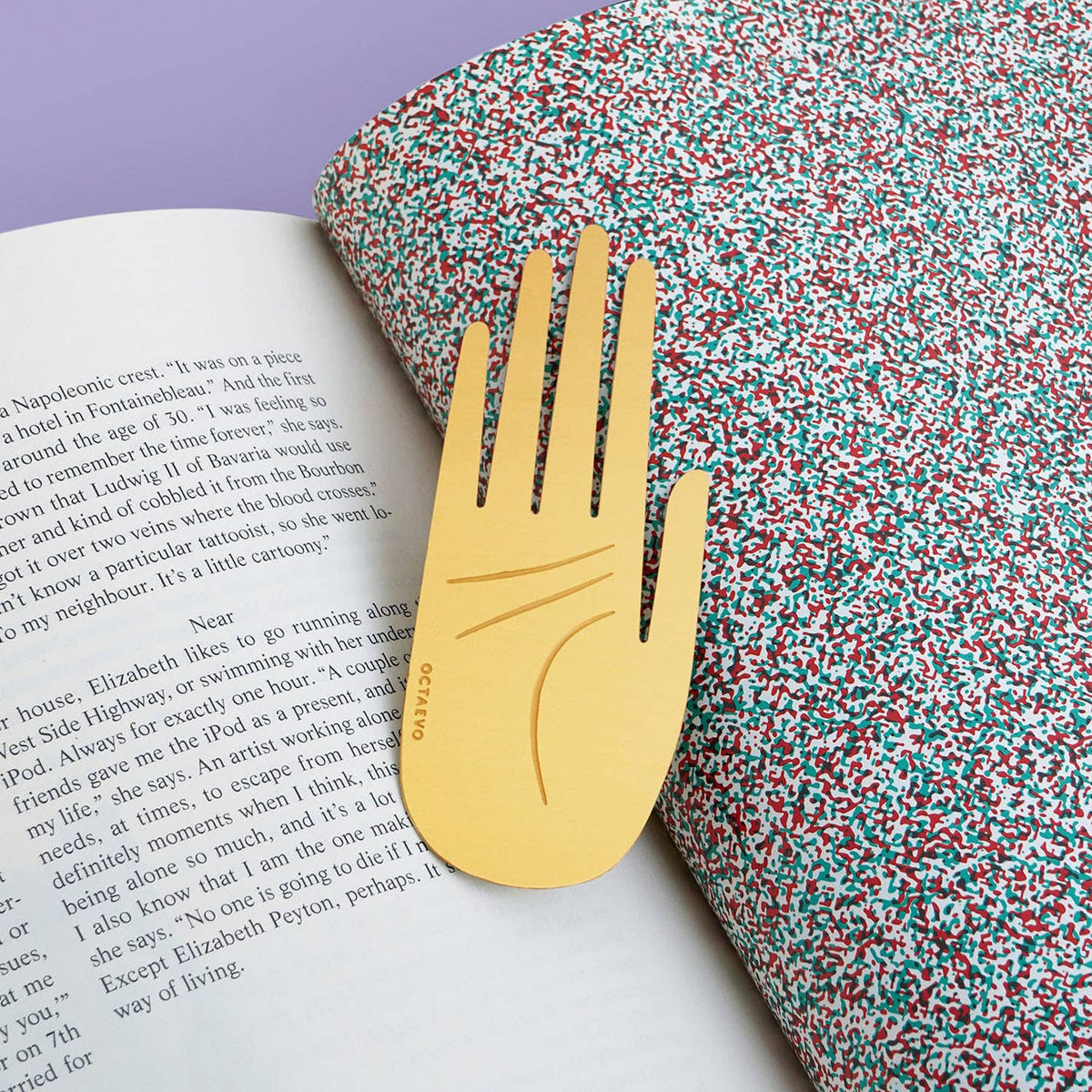 Hamsa Brass Bookmark
