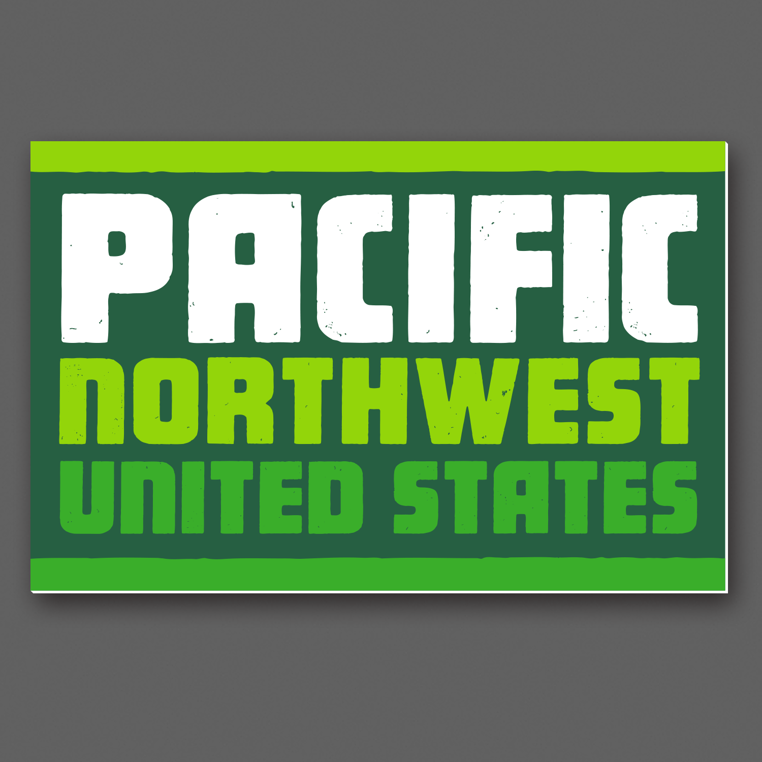 DDC-004 Pacific Northwest vinyl decal by Draplin Design Co.