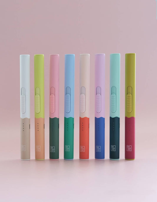 Flameless Rechargeable Lighter in dual tone colorways, from BOTANICA