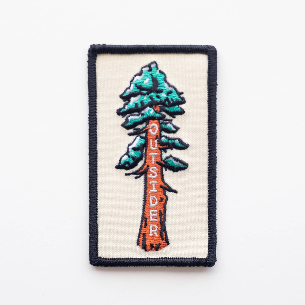 Sequoia Tree Iron-On Patch, embroidered patch, from Union Made