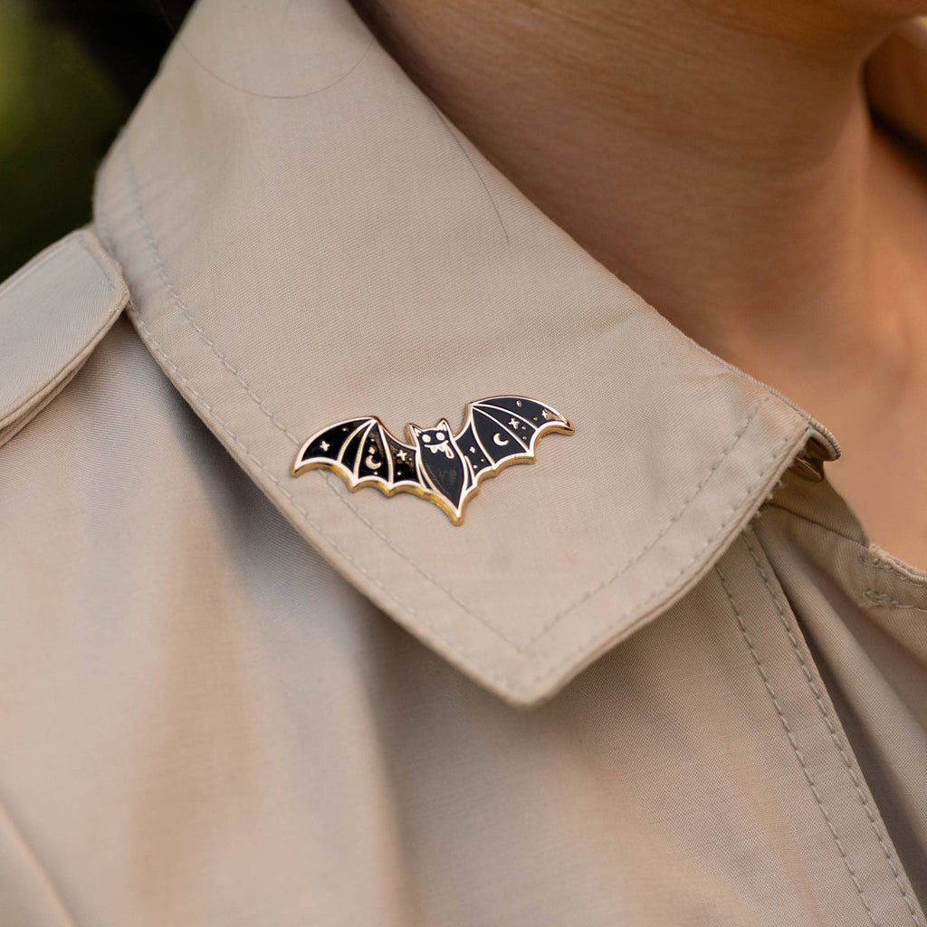 Vampire Bat Pin, Halloween Gifts, Spooky