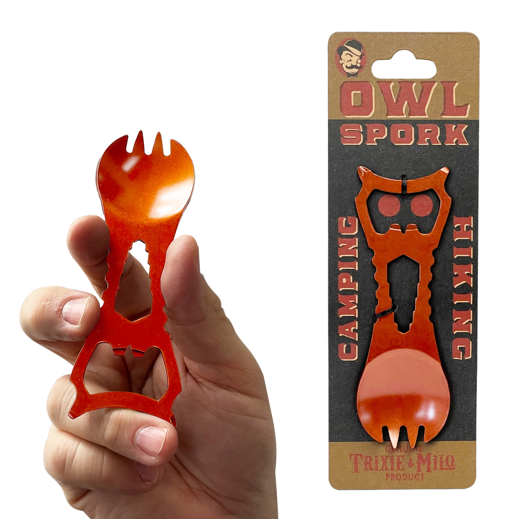 Camp Spork Multi-Tool, stainless steel camp cutlery, from Lucky Jack